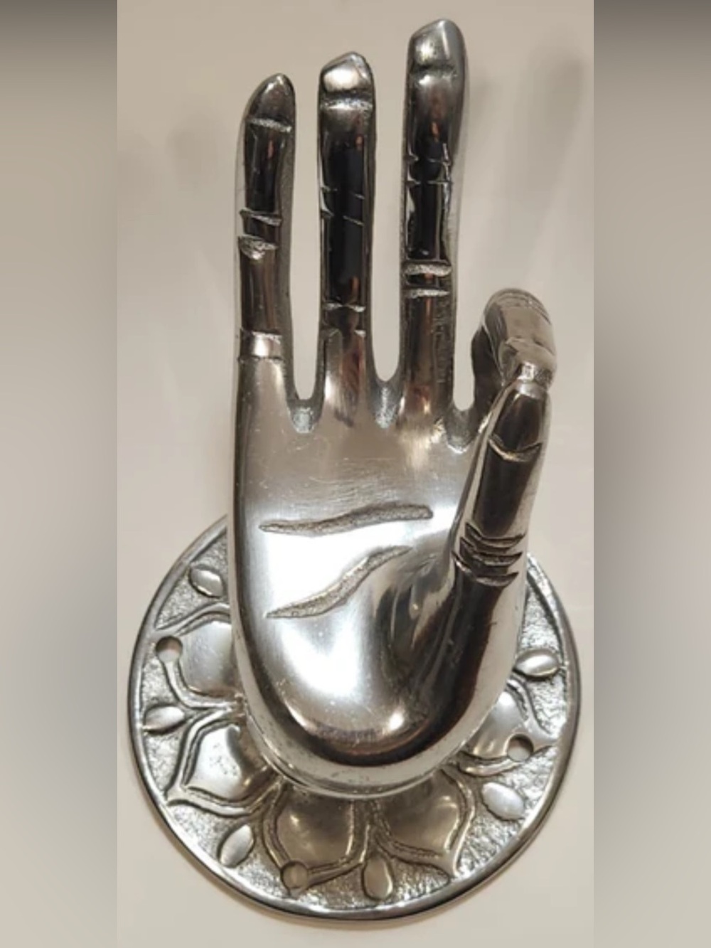 Thai Buddha Vitarka Mudra Hand Mount Holder